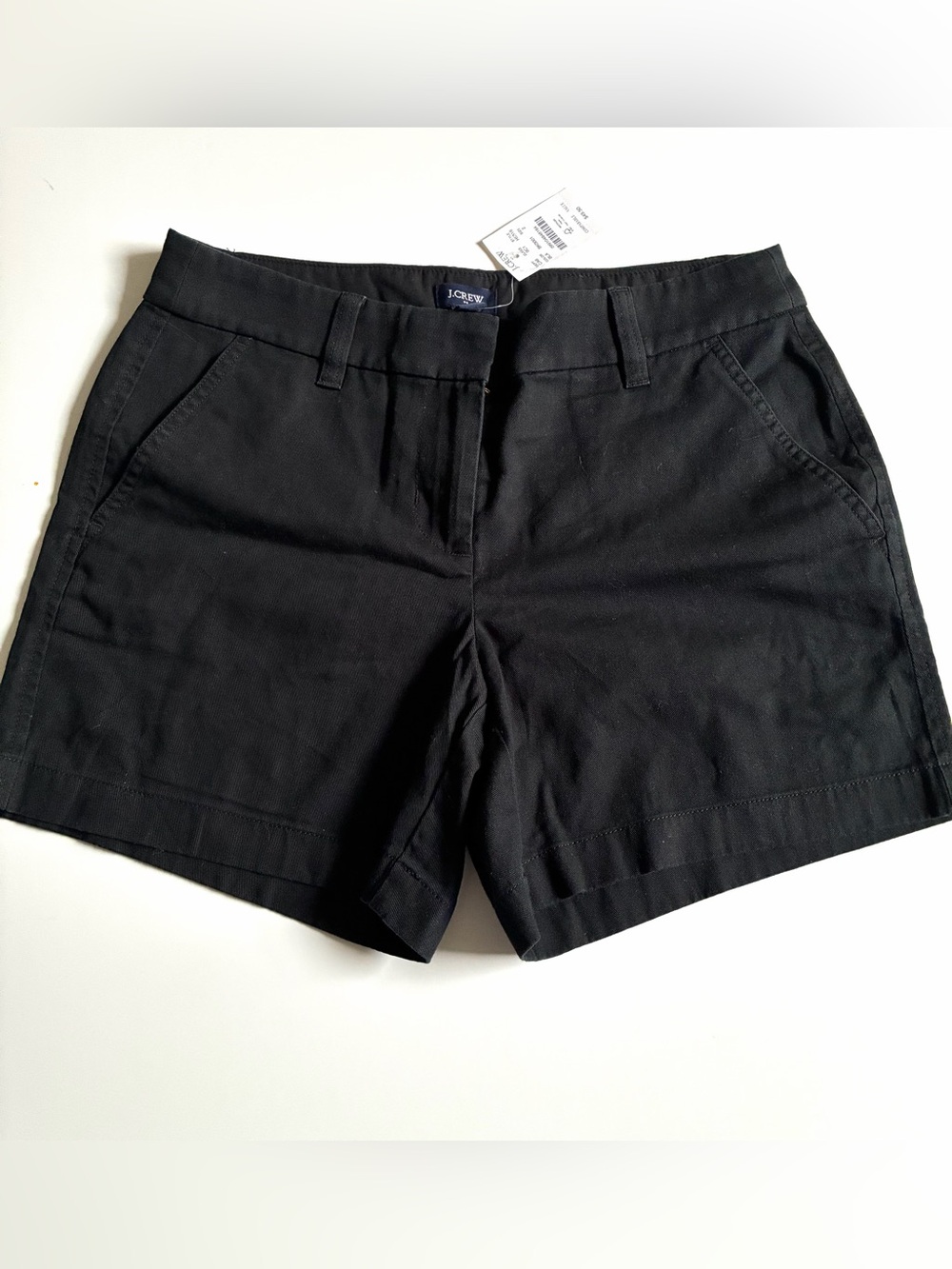 J. Crew Factory Black Women's 3.5" classic chino short.2.NWT.